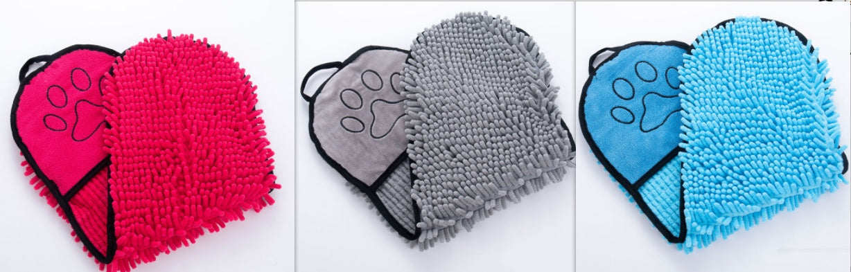 Super Absorbent Pet Drying Towel – Quick-Dry Microfiber Bath Wrap for Dogs & Cats
