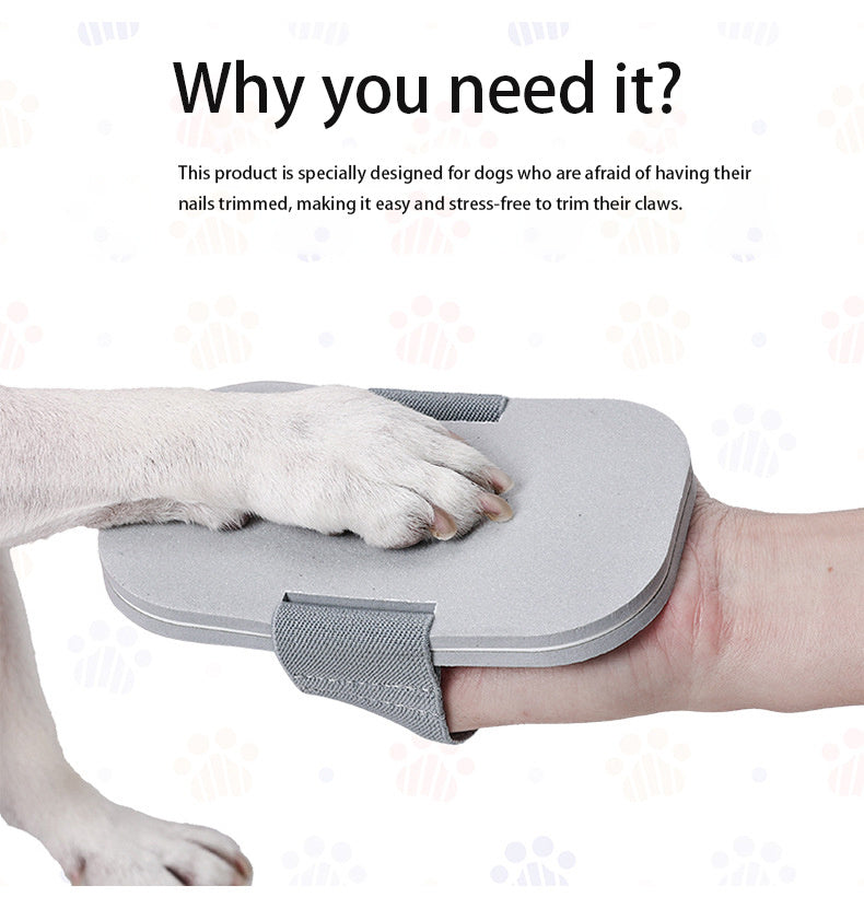 Stress-Free Pet Nail File Pad – Safe & Gentle Paw Grooming Tool for Dogs & Cats