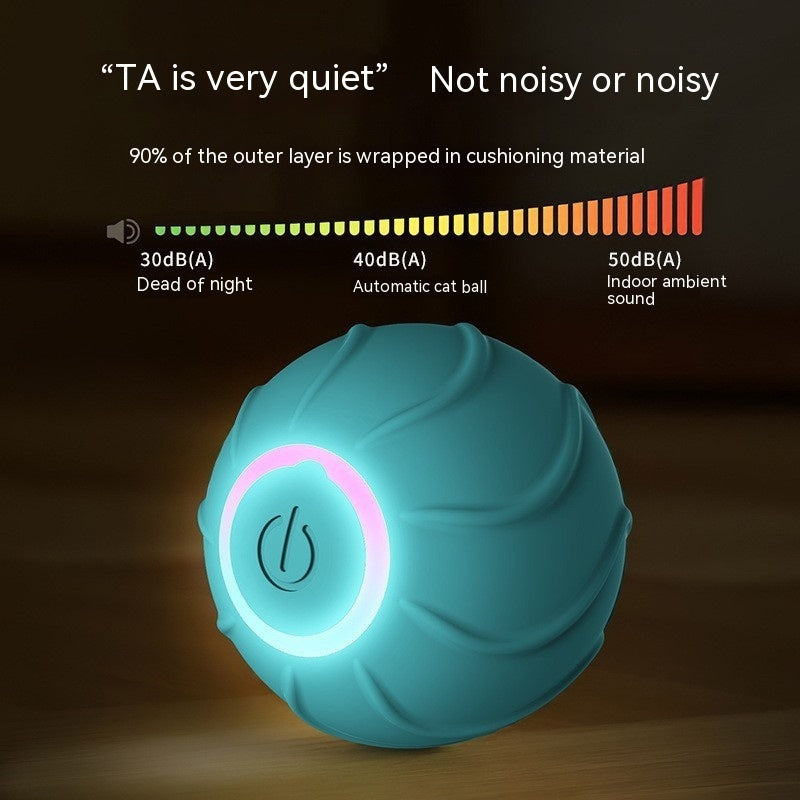 Smart Interactive Pet Ball – Automatic Rolling Toy for Dogs & Cats (Keeps Pets Active & Entertained)