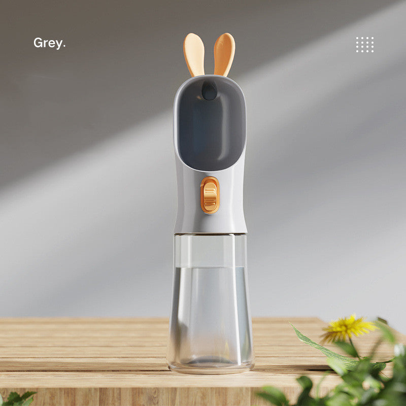 Portable Dog Water Bottle with Built-In Bowl | Leak-Proof Travel Dispenser