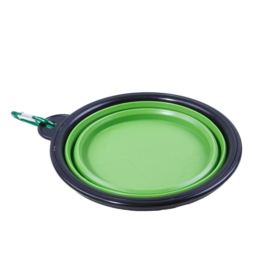 3-in-1 Retractable Dog Leash Set – Traction Rope, Foldable Bowl & Poop Bag Dispenser