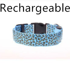 LED Light-Up Dog Collar – Night Safety Glow Adjustable Pet Collar