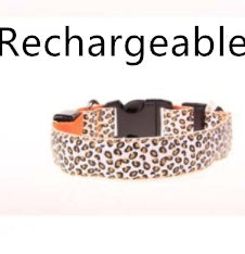 LED Light-Up Dog Collar – Night Safety Glow Adjustable Pet Collar