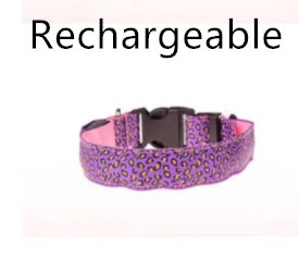 LED Light-Up Dog Collar – Night Safety Glow Adjustable Pet Collar