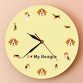 Cute Beagle Dog Wall Clock – Modern Pet Lover Home Decor Gift