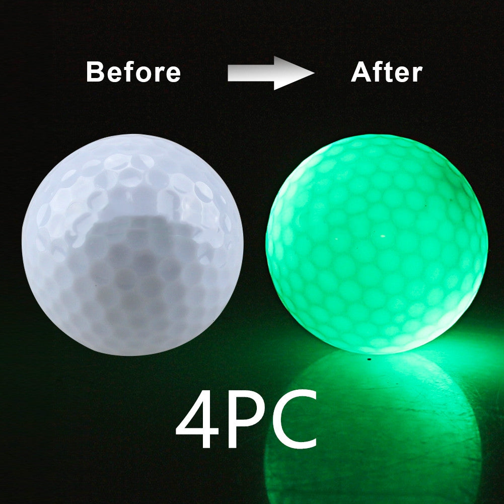 LED Light-Up Dog Balls (4 or 6 Pack) – Glow in the Dark Fetch Toy for Dogs & Night Golf Practice