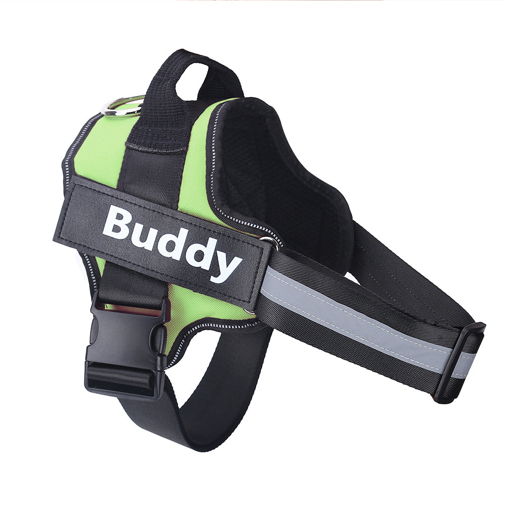 Custom No-Pull Dog Harness – Personalized Reflective Adjustable Vest for All Dog Sizes