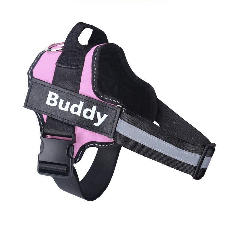 Custom No-Pull Dog Harness – Personalized Reflective Adjustable Vest for All Dog Sizes