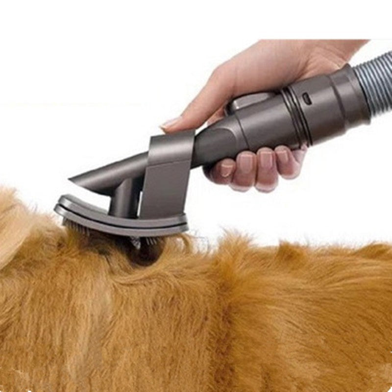 Pet Hair Vacuum Brush Attachment – Mess-Free Grooming Tool for Dogs & Cats
