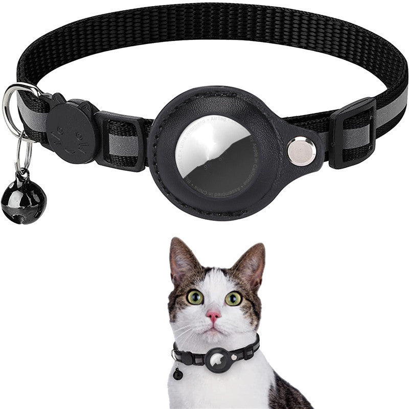 Reflective AirTag Pet Collar – Track & Protect Your Dog or Cat Anywhere