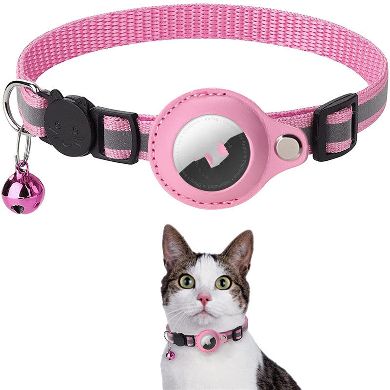 Reflective AirTag Pet Collar – Track & Protect Your Dog or Cat Anywhere