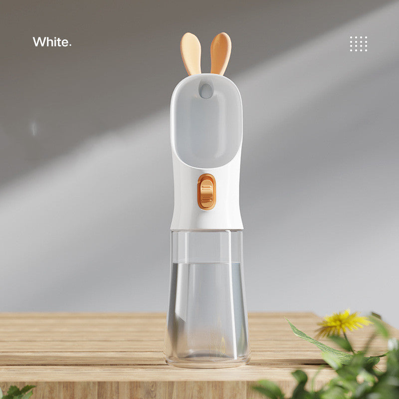 Portable Dog Water Bottle with Built-In Bowl | Leak-Proof Travel Dispenser