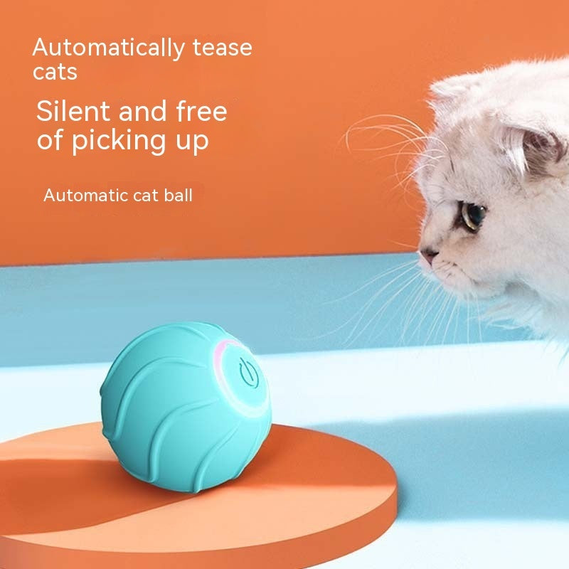 Smart Interactive Pet Ball – Automatic Rolling Toy for Dogs & Cats (Keeps Pets Active & Entertained)