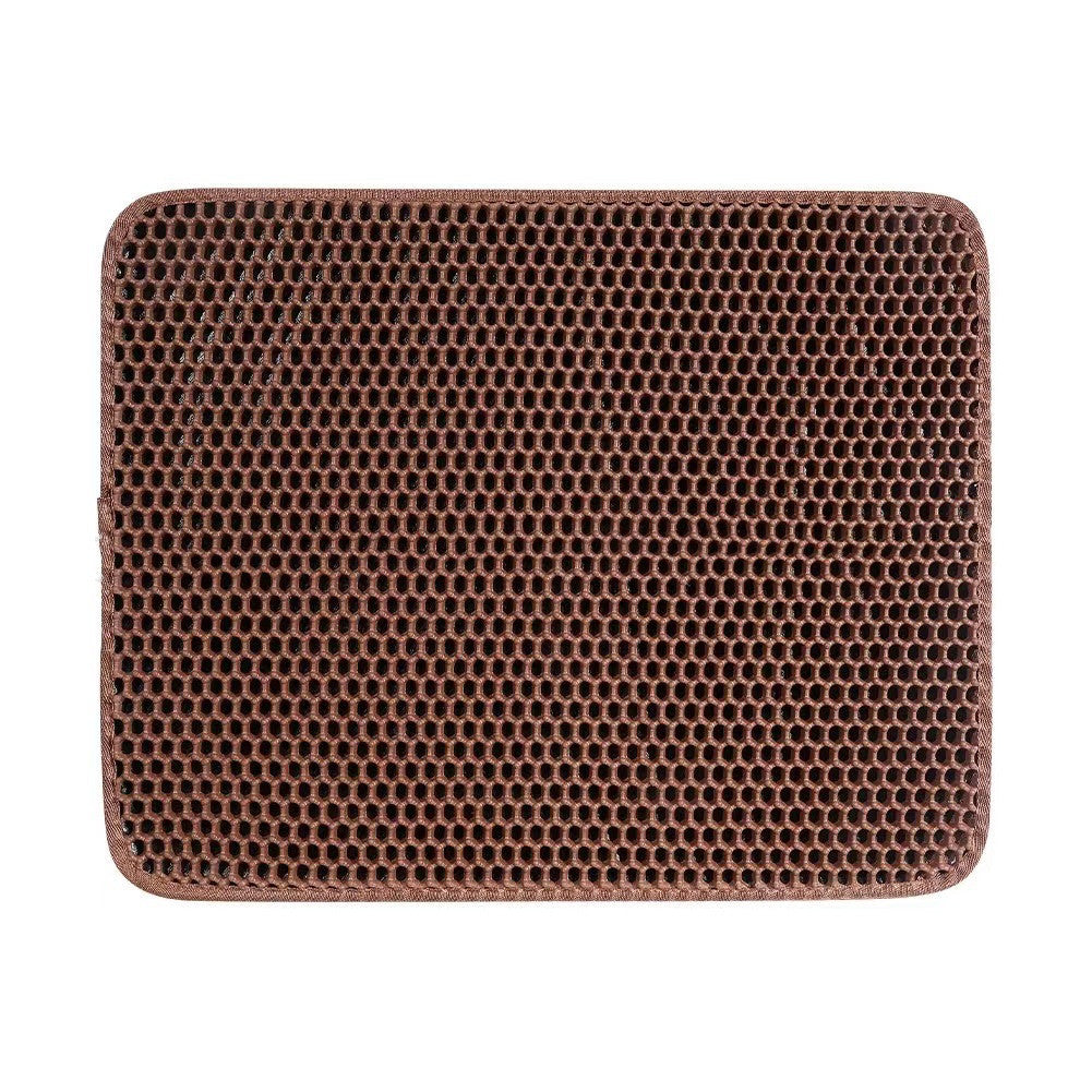 Waterproof Cat Litter & Feeding Mat – Trap Litter, Catch Spills & Keep Floors Clean