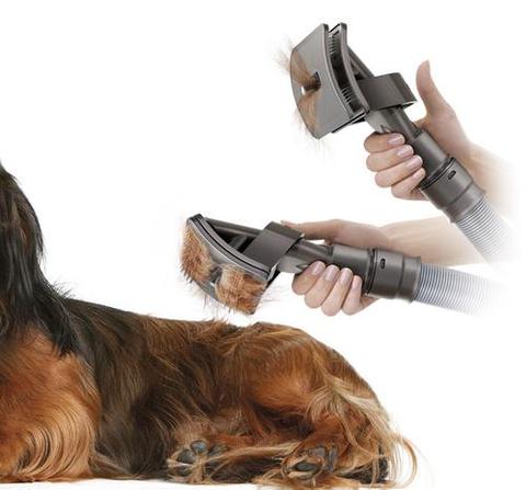 Pet Hair Vacuum Brush Attachment – Mess-Free Grooming Tool for Dogs & Cats