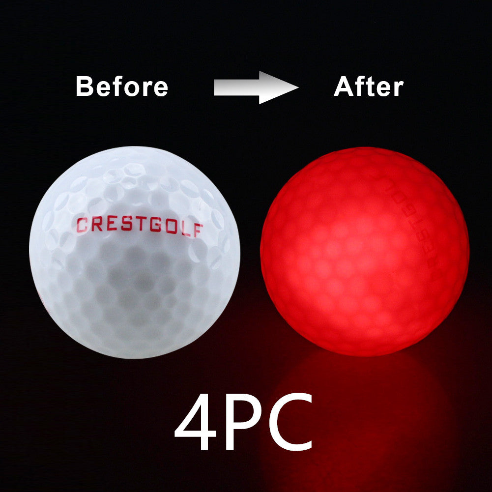 LED Light-Up Dog Balls (4 or 6 Pack) – Glow in the Dark Fetch Toy for Dogs & Night Golf Practice