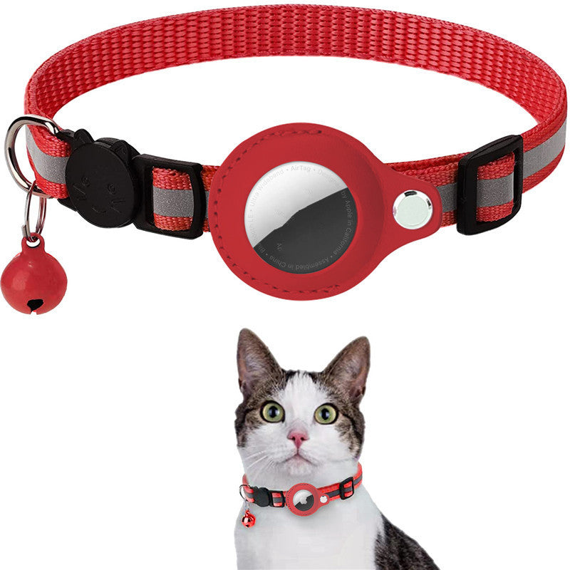Reflective AirTag Pet Collar – Track & Protect Your Dog or Cat Anywhere