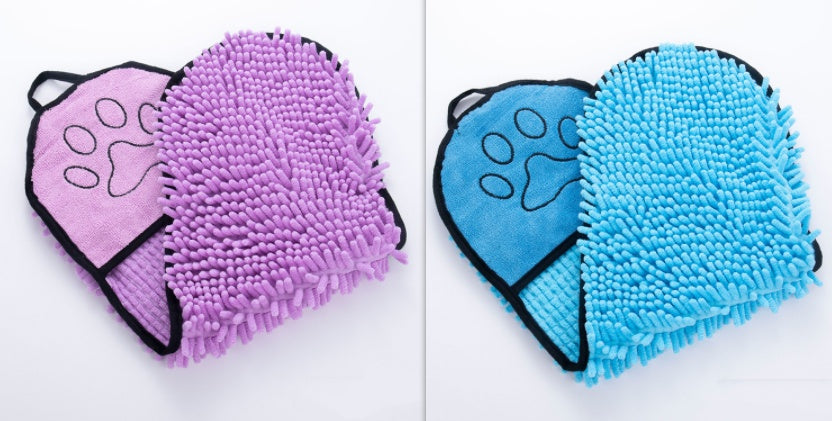 Super Absorbent Pet Drying Towel – Quick-Dry Microfiber Bath Wrap for Dogs & Cats