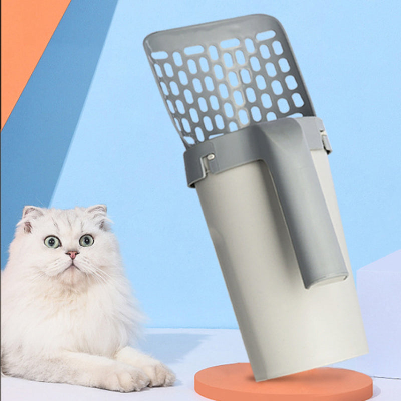 All-in-One Cat Litter Scoop Set with Storage Box – Clean & Odor-Control Solution