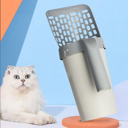 All-in-One Cat Litter Scoop Set with Storage Box – Clean & Odor-Control Solution
