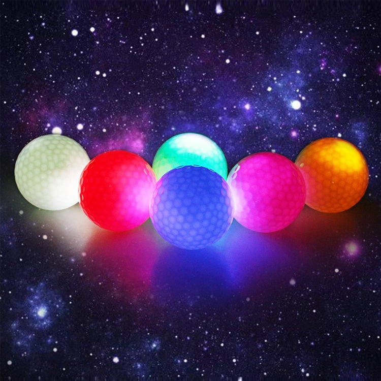 LED Light-Up Dog Balls (4 or 6 Pack) – Glow in the Dark Fetch Toy for Dogs & Night Golf Practice