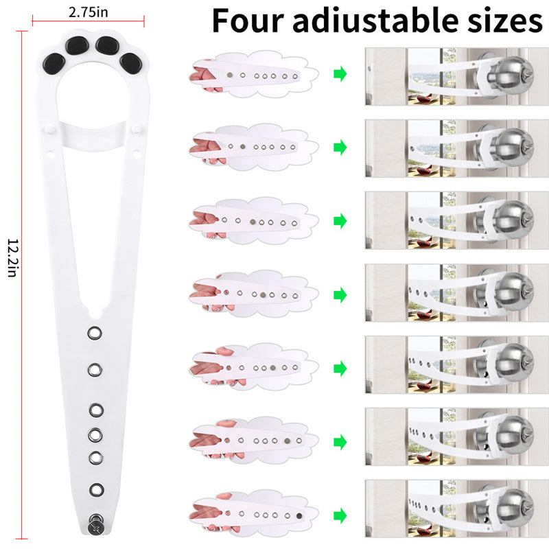 Smart Pet Door Lock – Keep Dogs Out, Let Cats In | Adjustable No-Dog Entry Door Strap