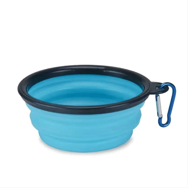 Collapsible Pet Travel Bowl – Portable Silicone Food & Water Bowl for Dogs & Cats | Lightweight & Leak-Resistant