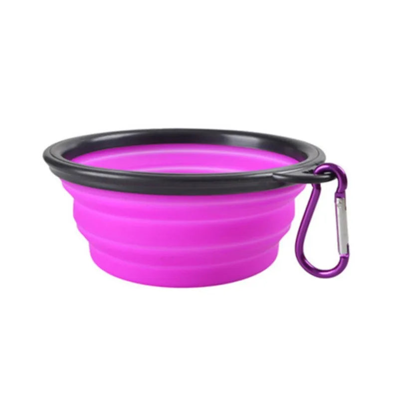 Collapsible Pet Travel Bowl – Portable Silicone Food & Water Bowl for Dogs & Cats | Lightweight & Leak-Resistant