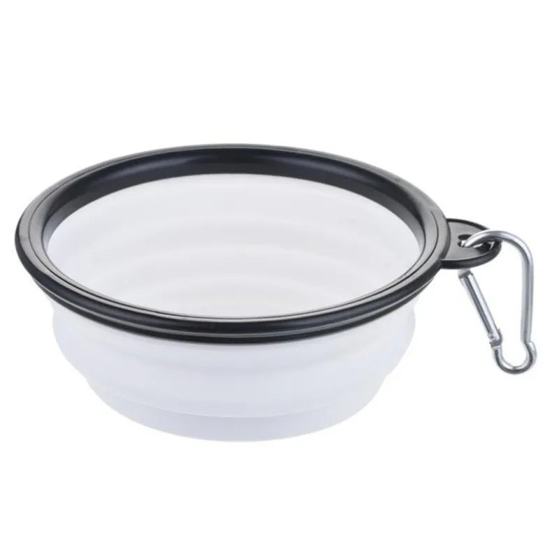 Collapsible Pet Travel Bowl – Portable Silicone Food & Water Bowl for Dogs & Cats | Lightweight & Leak-Resistant