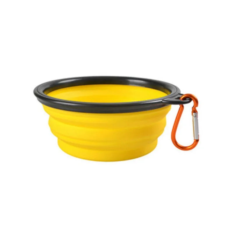 Collapsible Pet Travel Bowl – Portable Silicone Food & Water Bowl for Dogs & Cats | Lightweight & Leak-Resistant