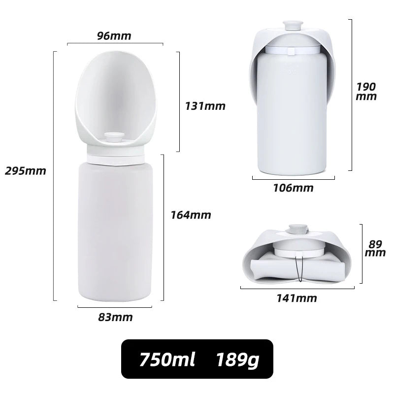 Portable Dog Water Bottle – Foldable Travel Water Cup for Pets
