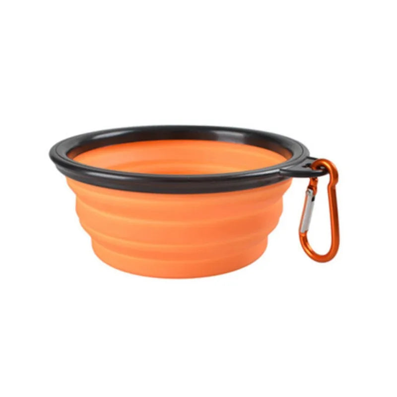 Collapsible Pet Travel Bowl – Portable Silicone Food & Water Bowl for Dogs & Cats | Lightweight & Leak-Resistant