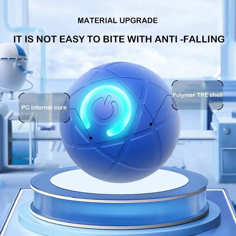Dog Toy Ball Interactive Rolling Ball Auto Moving Dog Toy Two Modes Rechargeable Automatic Ball Pet Toy Supplies