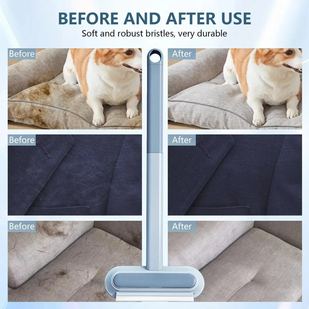 Reusable Pet Hair Remover Roller – Easy Fur & Lint Cleaner for Sofa, Carpet, Clothes & Bedding