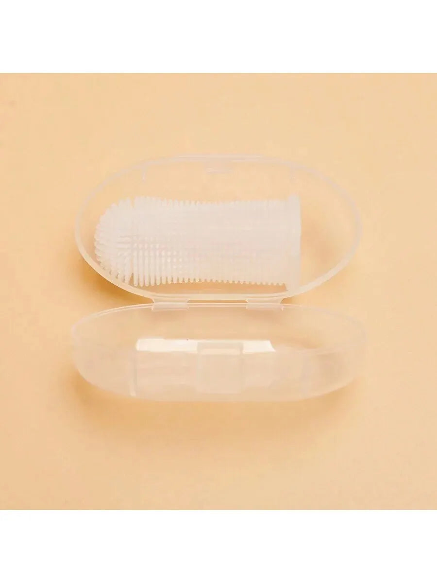Silicone Pet Finger Toothbrush – Gentle Oral Cleaning for Dogs & Cats | Soft Bristles for Teeth & Gum Care