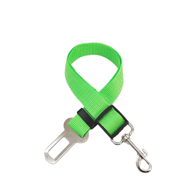 Adjustable Dog Car Seat Belt – Safety Harness Clip for Secure Travel