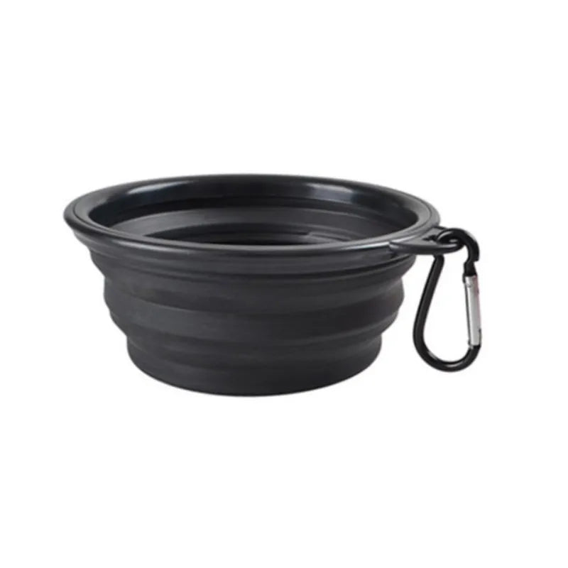 Collapsible Pet Travel Bowl – Portable Silicone Food & Water Bowl for Dogs & Cats | Lightweight & Leak-Resistant