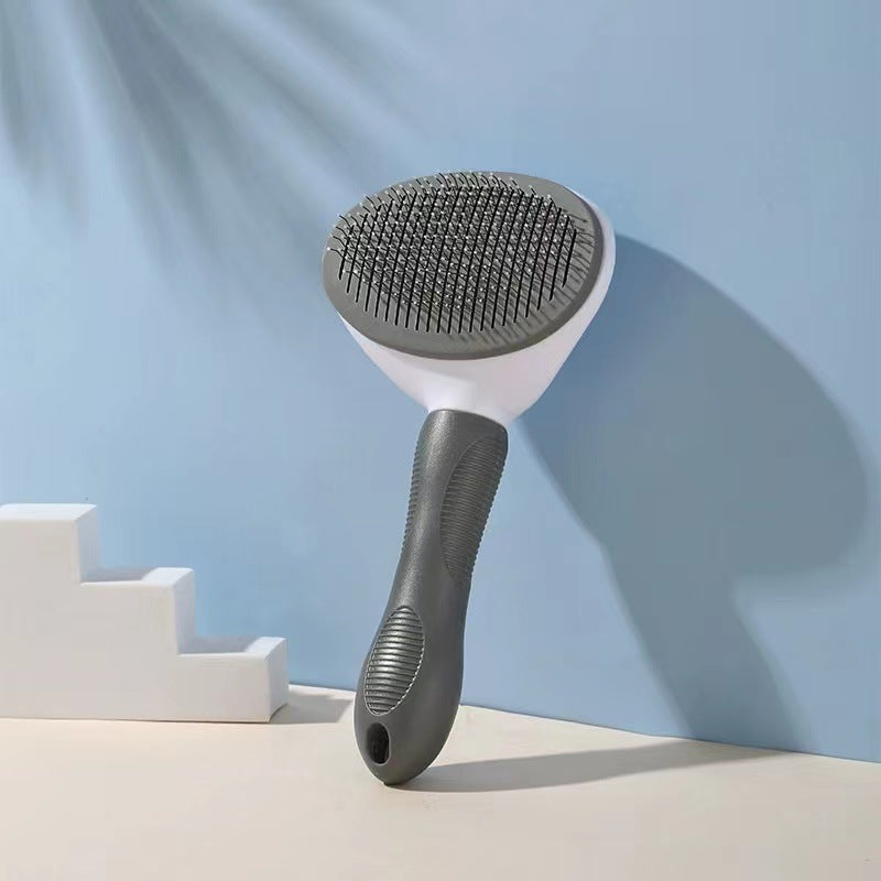 Self-Cleaning Pet Hair Remover Brush – Easy Grooming for Dogs & Cats