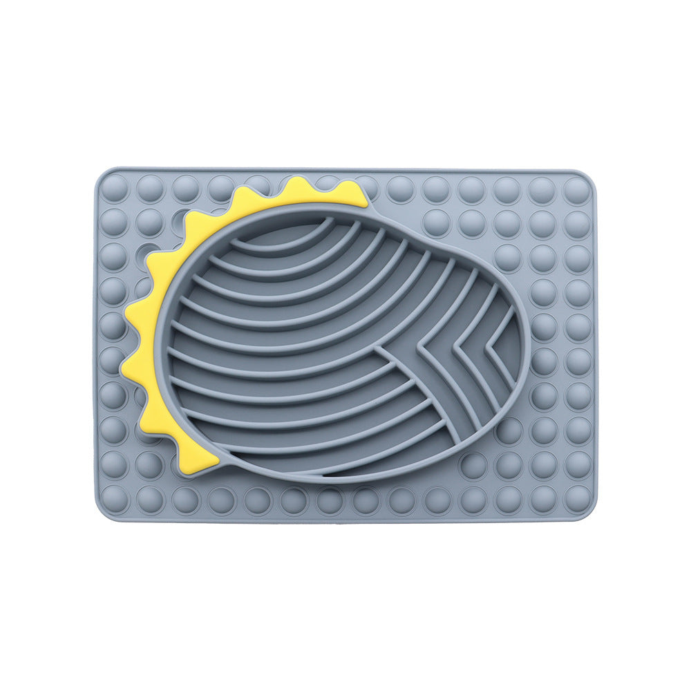 Slow Feeder Dog Mat with Lick Pad – Reduce Anxiety & Prevent Fast Eating (Dogs & Cats)