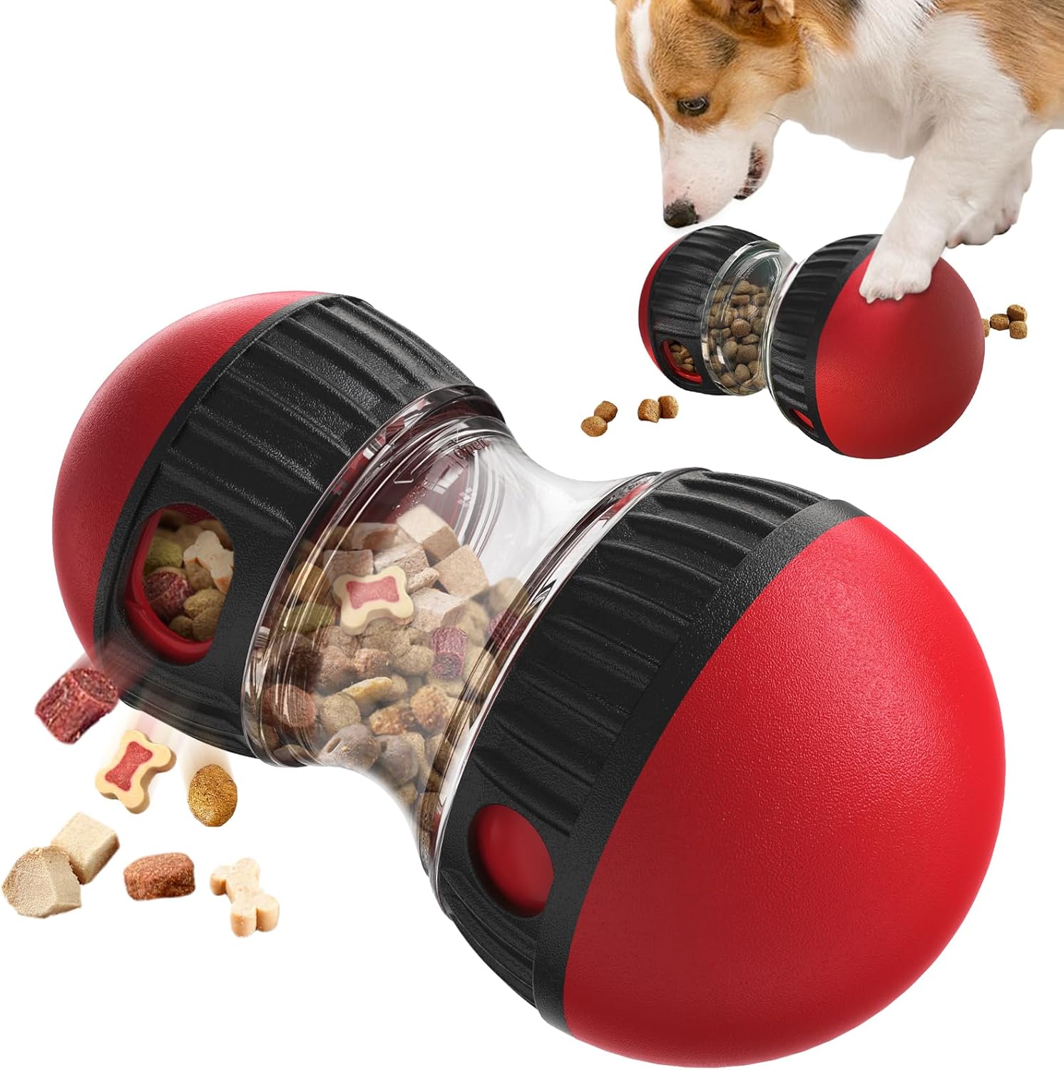 dog toy, treat dispenser, slow feeder dog, interactive dog toy, dog puzzle toy, pet toy ball, dog boredom toy