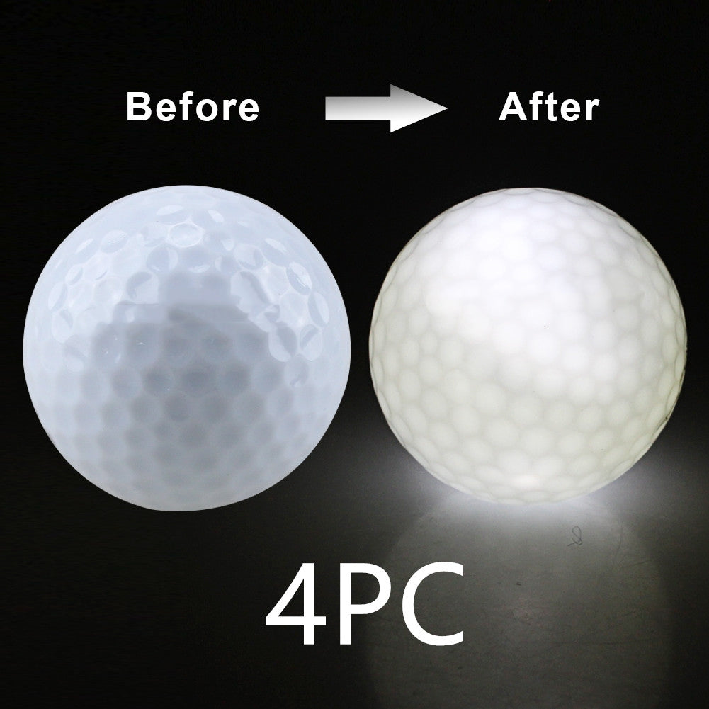 LED Light-Up Dog Balls (4 or 6 Pack) – Glow in the Dark Fetch Toy for Dogs & Night Golf Practice