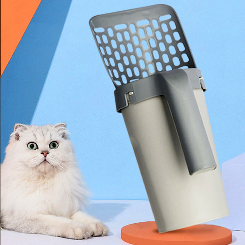 All-in-One Cat Litter Scoop Set with Storage Box – Clean & Odor-Control Solution