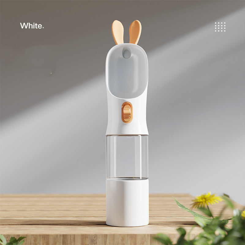 Portable Dog Water Bottle with Built-In Bowl | Leak-Proof Travel Dispenser