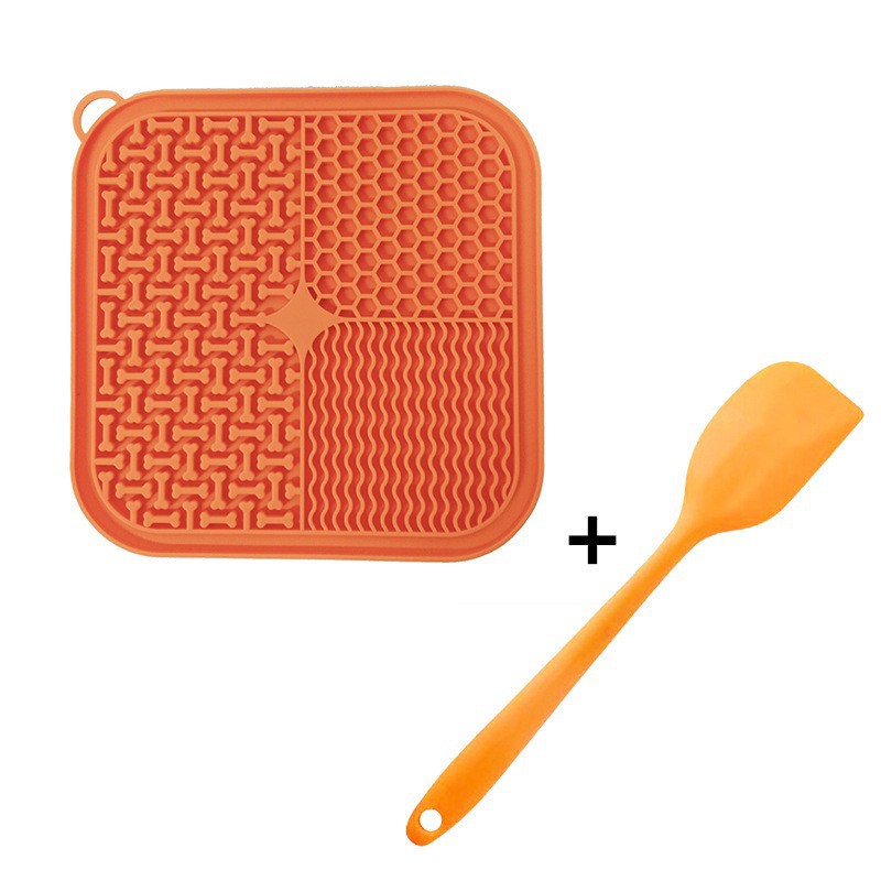 Calming Pet Lick Mat – Slow Feeder for Dogs & Cats | Reduces Anxiety, Boredom & Fast Eating