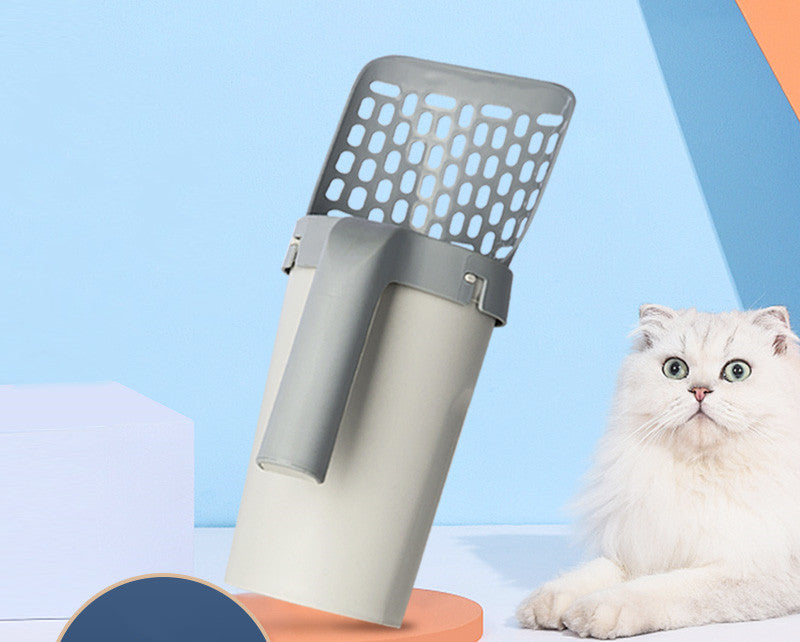 All-in-One Cat Litter Scoop Set with Storage Box – Clean & Odor-Control Solution