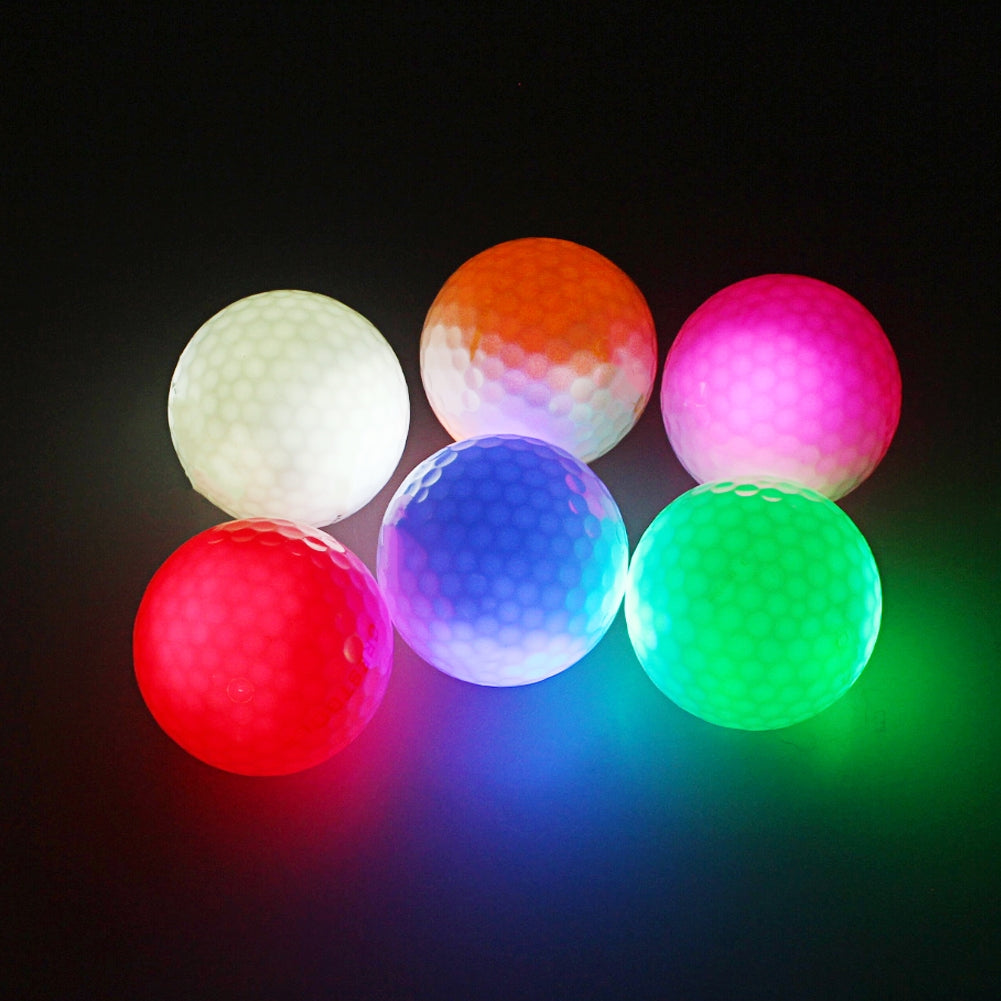 LED Light-Up Dog Balls (4 or 6 Pack) – Glow in the Dark Fetch Toy for Dogs & Night Golf Practice