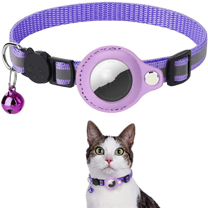 Reflective AirTag Pet Collar – Track & Protect Your Dog or Cat Anywhere